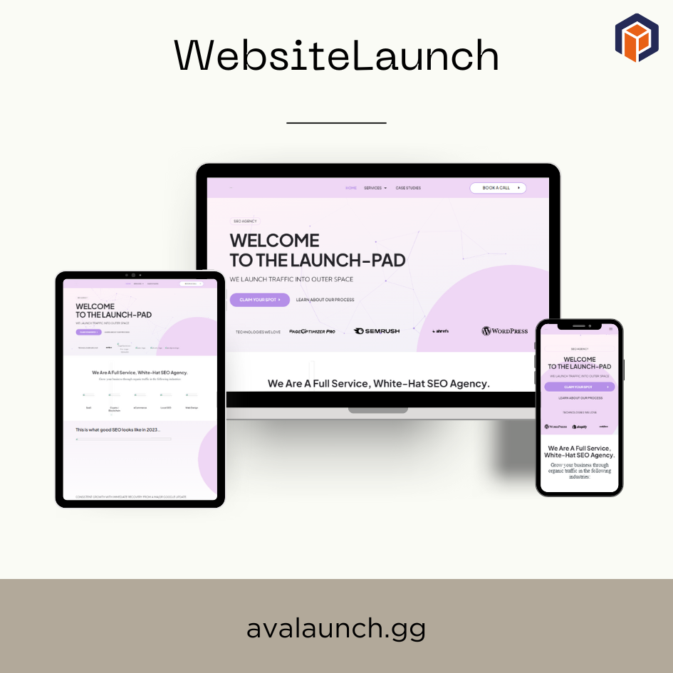 Avalaunch Website Launch